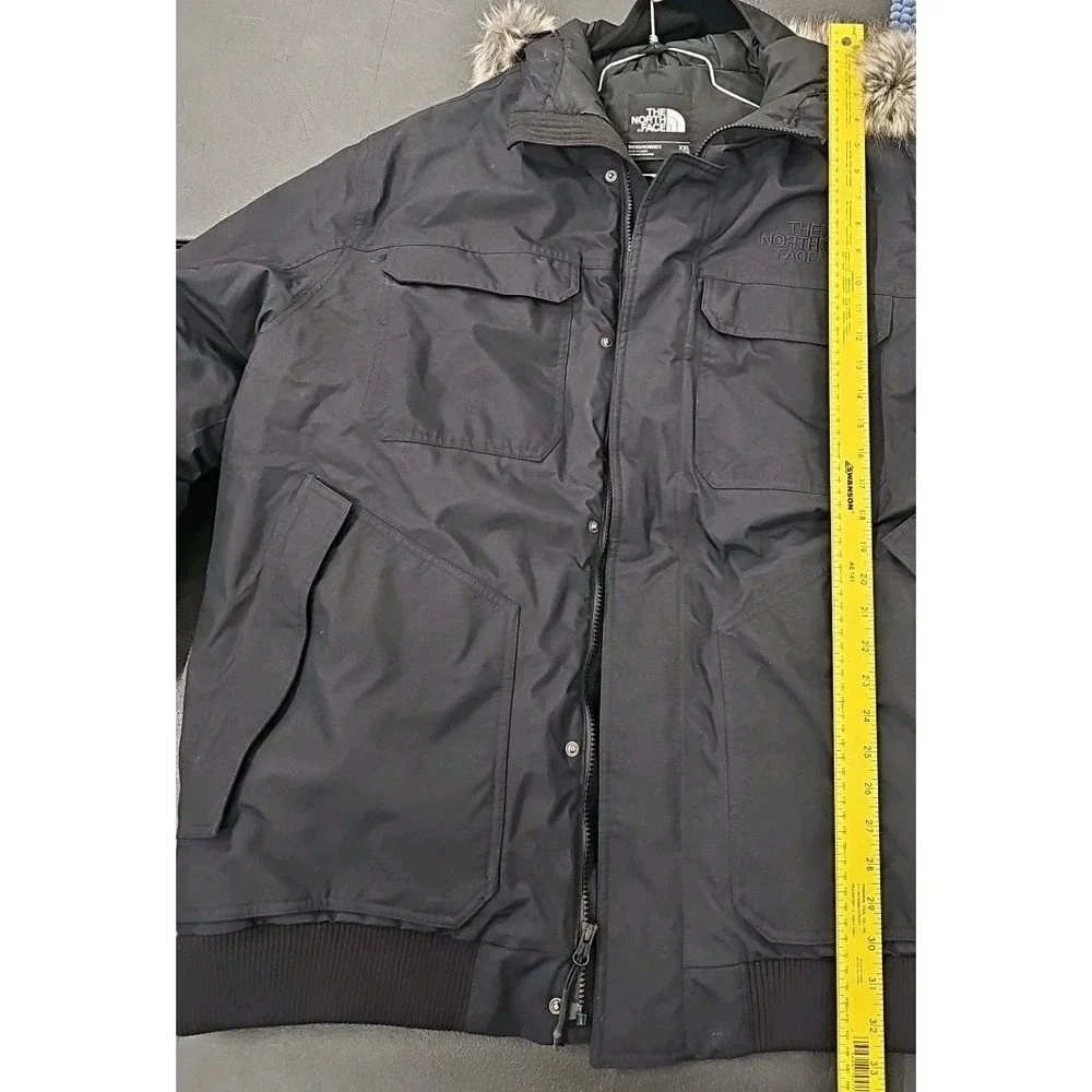 Mens The North Face Gotham III 550-Down Warm Insulated Winter Jacket - Black XXL